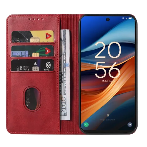MAGNETIC Zaklápací kryt pre TCL 50 SE červený