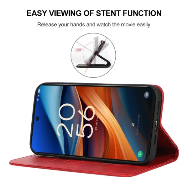 MAGNETIC Zaklápací kryt pre TCL 50 SE červený