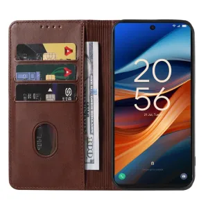 MAGNETIC Zaklápací kryt pre TCL 50 SE hnedý