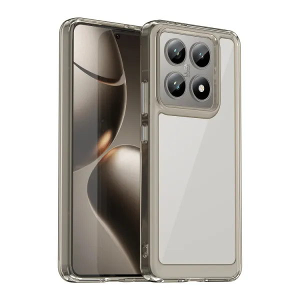 CRYSTAL Ochranný kryt pre Xiaomi 14T šedý