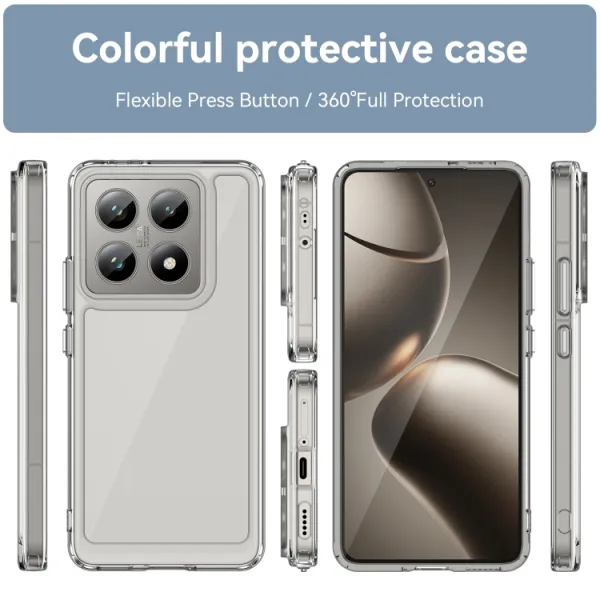 CRYSTAL Ochranný kryt pre Xiaomi 14T priehľadný