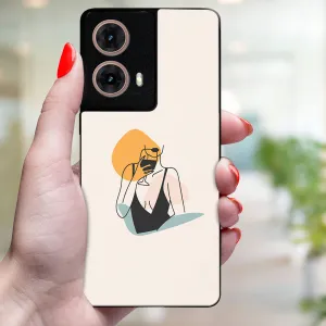 MY ART Ochranný kryt pre Motorola Moto G85 5G WOMAN (197)