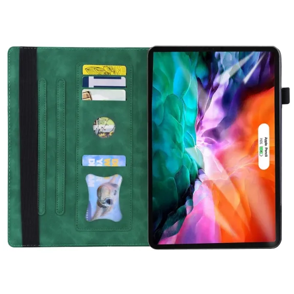 FLATY Zaklápacie puzdro pre Apple iPad mini 2021 / iPad mini 2024 zelené
