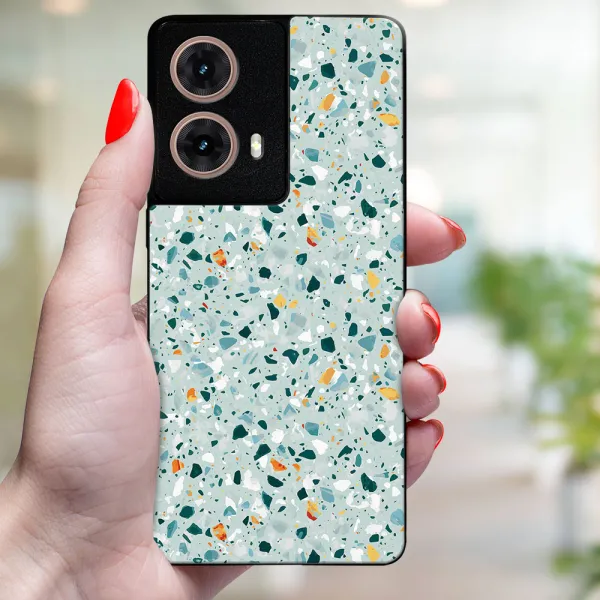 MY ART Ochranný kryt pre Motorola Moto G85 5G BLUE TERRAZZO (164)