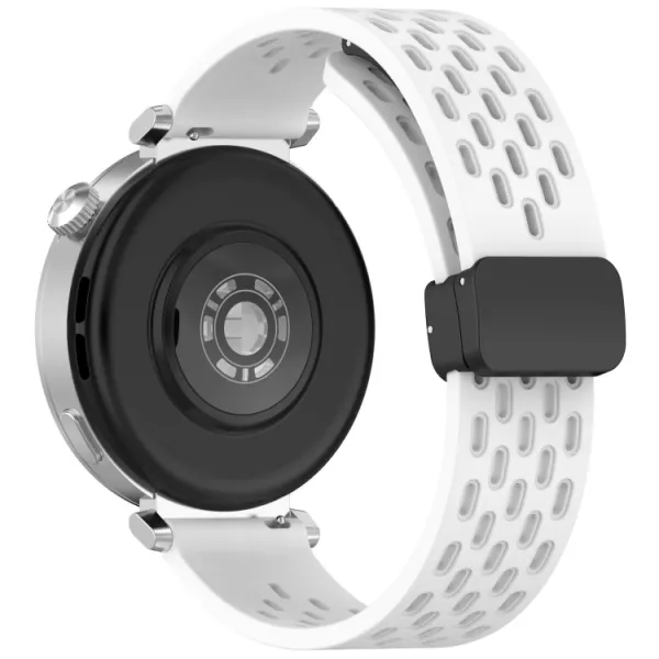 AIRY Silikónový remienok pre Huawei Watch GT 5 Pro 42mm biely