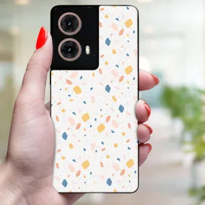 MY ART Ochranný kryt pre Motorola Moto G85 5G ORANGE TERRAZZO (165)