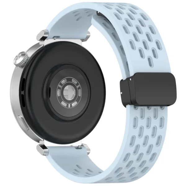 AIRY Silikónový remienok pre Huawei Watch GT 5 Pro 42mm svetlomodrý