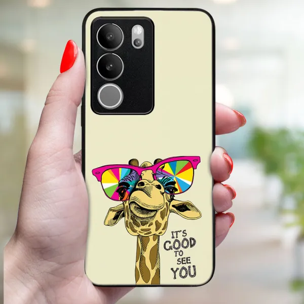 MY ART Ochranný kryt pre Vivo V29 5G GIRAFFE (180)