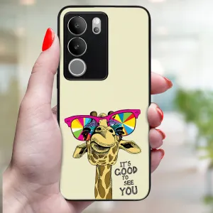 MY ART Ochranný kryt pre Vivo V29 5G GIRAFFE (180)