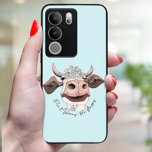 MY ART Ochranný kryt pre Vivo V29 5G HAPPY COW (181)