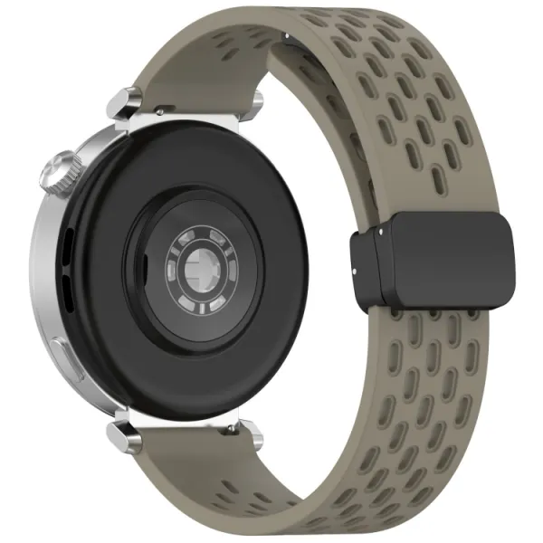 AIRY Silikónový remienok pre Huawei Watch GT 5 Pro 42mm tmavošedý