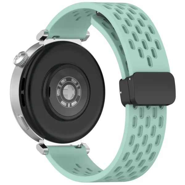 AIRY Silikónový remienok pre Huawei Watch GT 5 Pro 42mm svetlozelený
