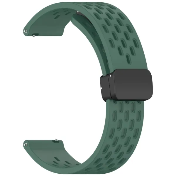 AIRY Silikónový remienok pre Huawei Watch GT 5 Pro 42mm tmavozelený