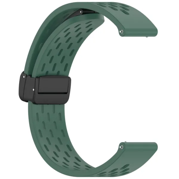 AIRY Silikónový remienok pre Huawei Watch GT 5 Pro 42mm tmavozelený