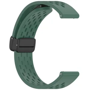 AIRY Silikónový remienok pre Huawei Watch GT 5 Pro 42mm tmavozelený