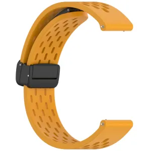 AIRY Silikónový remienok pre Huawei Watch GT 5 Pro 42mm žltý