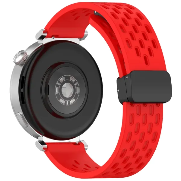 AIRY Silikónový remienok pre Huawei Watch GT 5 Pro 42mm červený