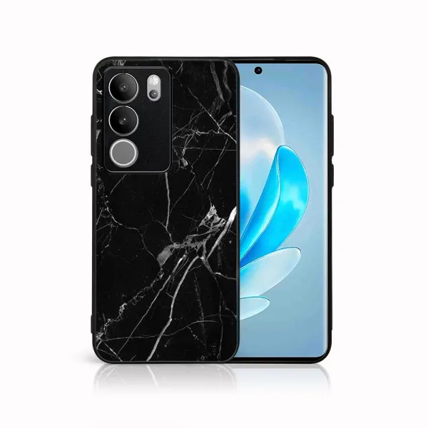 MY ART Ochranný kryt pre Vivo V29 5G BLACK MARBLE (142)