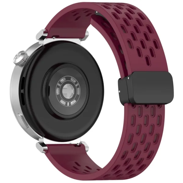 AIRY Silikónový remienok pre Huawei Watch GT 5 Pro 42mm bordový