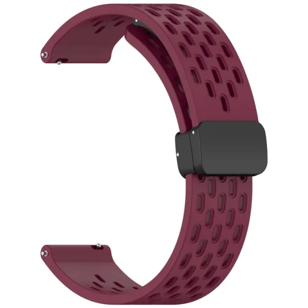 AIRY Silikónový remienok pre Huawei Watch GT 5 Pro 42mm bordový