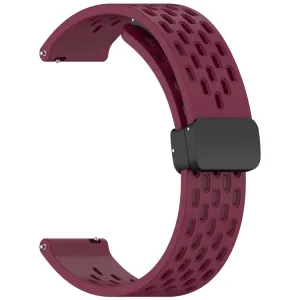 AIRY Silikónový remienok pre Huawei Watch GT 5 Pro 42mm bordový