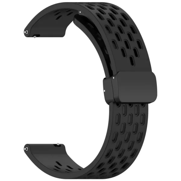AIRY Silikónový remienok pre Huawei Watch GT 5 Pro 42mm čierny