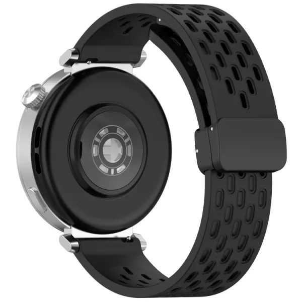 AIRY Silikónový remienok pre Huawei Watch GT 5 Pro 42mm čierny