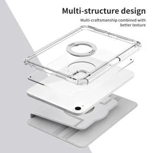 CRYSTAL FLEXI 2v1 Zaklápacie puzdro pre Apple iPad mini 2021 / iPad mini 2024 šedé