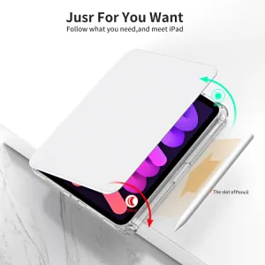 CRYSTAL FLEXI 2v1 Zaklápacie puzdro pre Apple iPad mini 2021 / iPad mini 2024 šedé