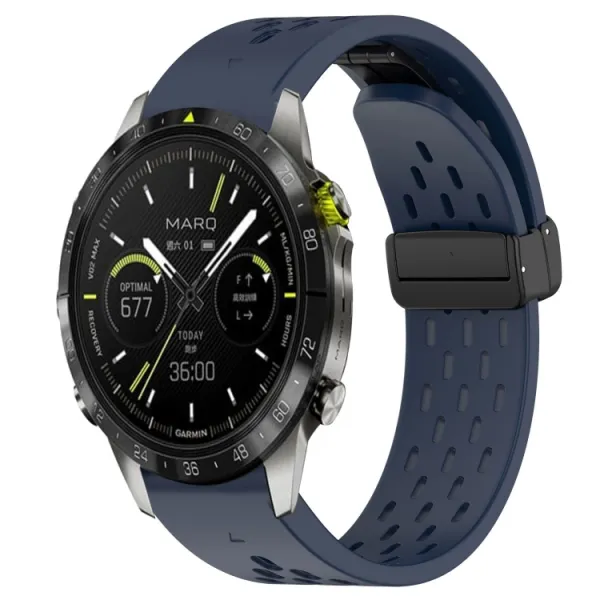 AIRY Silikónový remienok pre Garmin Epix Pro Gen 2 47mm modrý