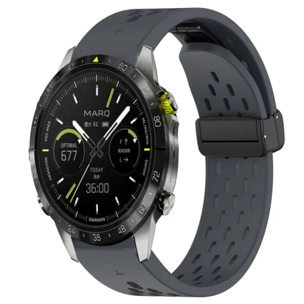 AIRY Silikónový remienok pre Garmin Epix Pro Gen 2 47mm šedý