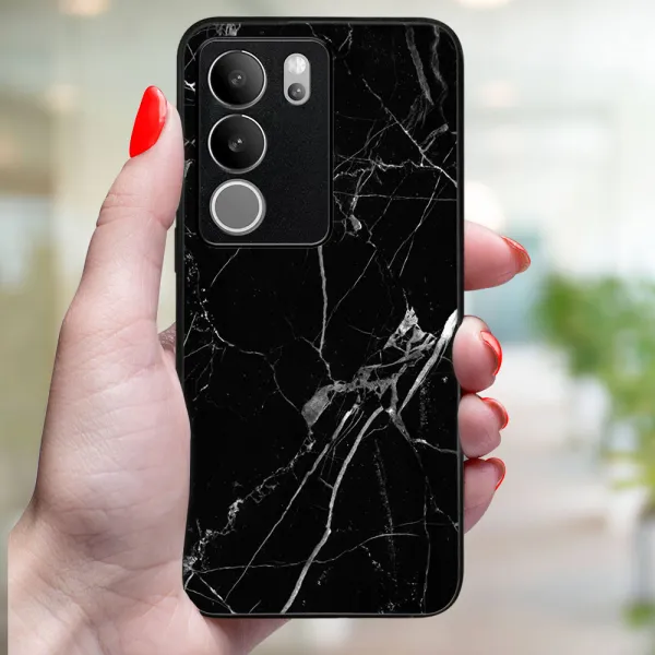 MY ART Ochranný kryt pre Vivo V29 5G BLACK MARBLE (142)