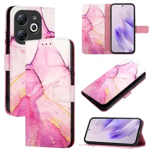 ART MARBLE Peňaženkový kryt pre Infinix Smart 8 PINK PURPLE