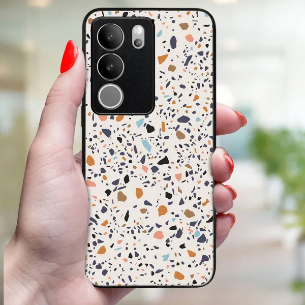 MY ART Ochranný kryt pre Vivo V29 5G BEIGE TERRAZZO (162)