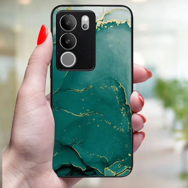 MY ART Ochranný kryt pre Vivo V29 5G GREEN MARBLE (145)