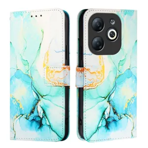 ART MARBLE Peňaženkový kryt pre Infinix Smart 8 GREEN