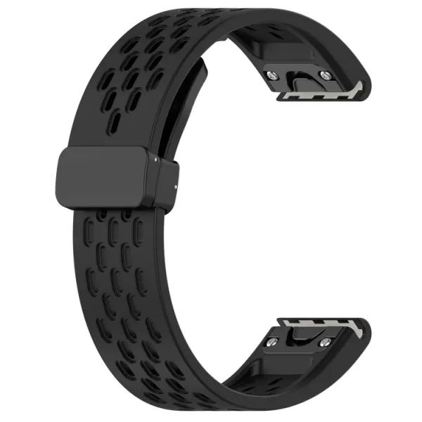 AIRY Silikónový remienok pre Garmin Epix Pro Gen 2 47mm čierny