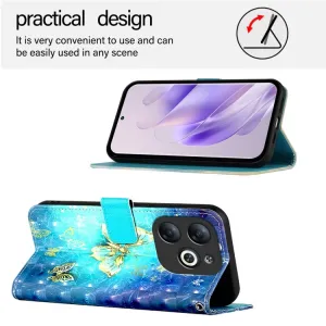 ART Peňaženkový kryt pre Infinix Smart 8 GOLDEN BUTTERFLY