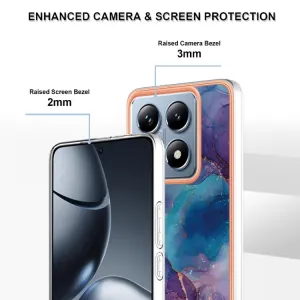 IMD MARBLE Ochranný kryt pre Xiaomi 14T PURPLE