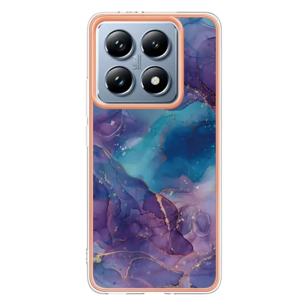 IMD MARBLE Ochranný kryt pre Xiaomi 14T PURPLE