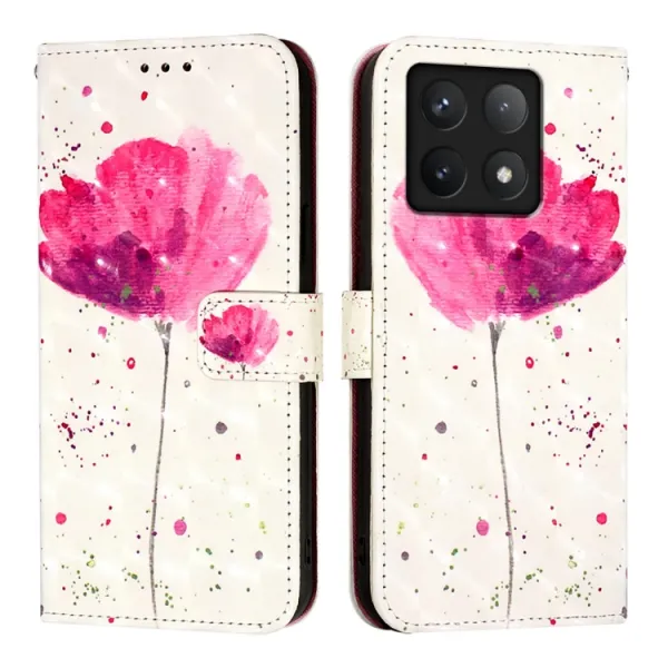 ART Peňaženkový kryt pre Xiaomi 14T Pro FLOWER