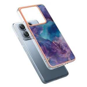 IMD MARBLE Ochranný kryt pre Xiaomi 14T Pro PURPLE