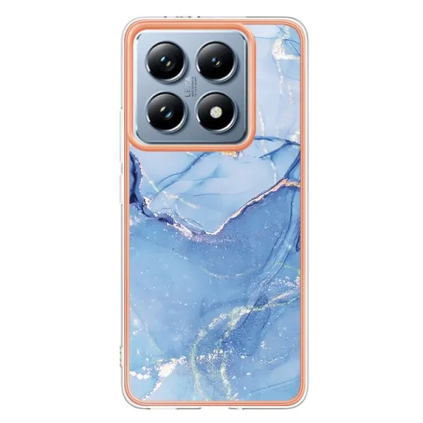IMD MARBLE Ochranný kryt pre Xiaomi 14T BLUE