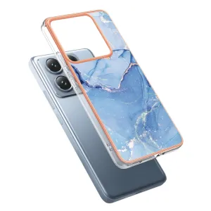 IMD MARBLE Ochranný kryt pre Xiaomi 14T Pro BLUE