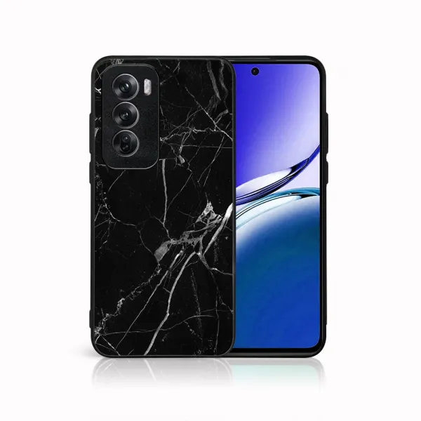 MY ART Ochranný kryt pre Oppo Reno12 5G BLACK MARBLE (142)