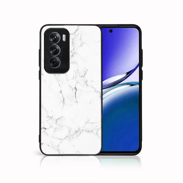 MY ART Ochranný kryt pre Oppo Reno12 5G WHITE MARBLE (144)