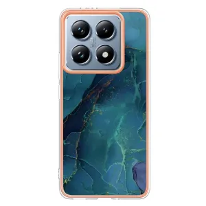 IMD MARBLE Ochranný kryt pre Xiaomi 14T GREEN
