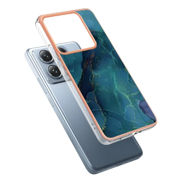 IMD MARBLE Ochranný kryt pre Xiaomi 14T GREEN