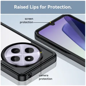CRYSTAL Ochranný kryt pre Xiaomi Redmi 14C / Poco C75 čierny