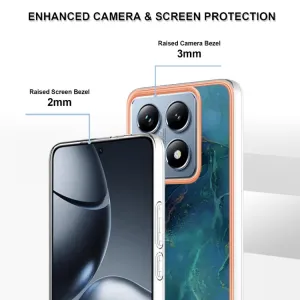 IMD MARBLE Ochranný kryt pre Xiaomi 14T GREEN